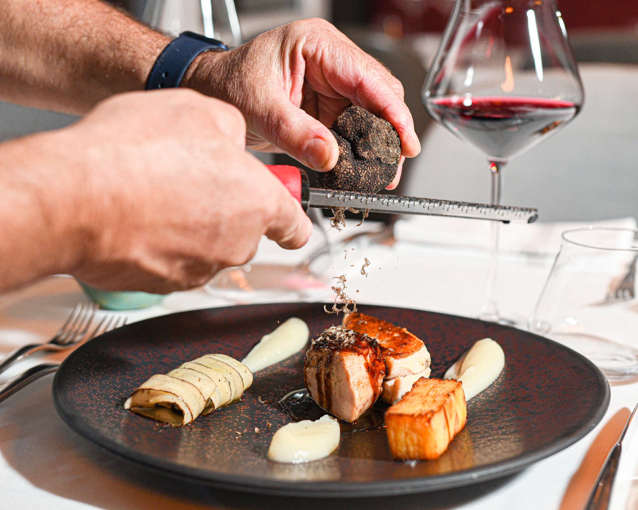 Photo d'un plat d'un restaurant gastronomique